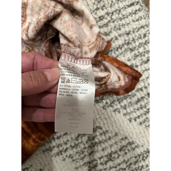 LOGO by Lori Goldstein Water Color  Button Down Blouse - Picture 11 of 11